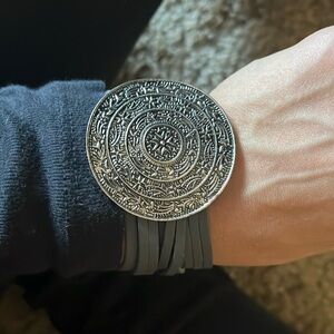 Indie hippie snap bracelet